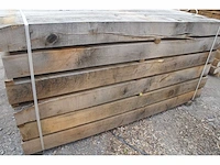 1,92 m³ industrieel eiken balken 100x200 - afbeelding 1 van  3