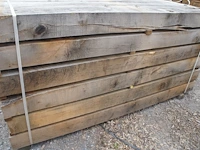 1,92 m³ industrieel eiken balken 100x200 - afbeelding 1 van  3