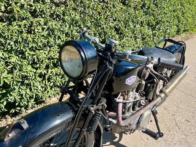 1929 gillet 500 super sport oldtimer motorfiets - afbeelding 2 van  14