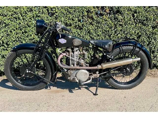 1929 gillet 500 super sport oldtimer motorfiets - afbeelding 1 van  14