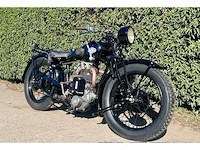 1929 gillet 500 super sport oldtimer motorfiets - afbeelding 9 van  14