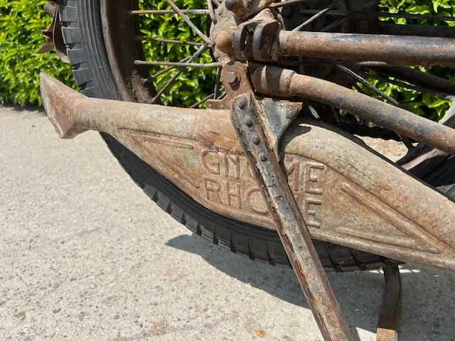 1929 gnome rhone d3 oldtimer motorfiets schuurvondst - afbeelding 2 van  14