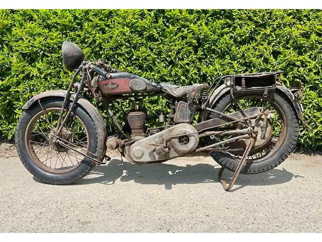 1929 gnome rhone d3 oldtimer motorfiets schuurvondst - afbeelding 1 van  14