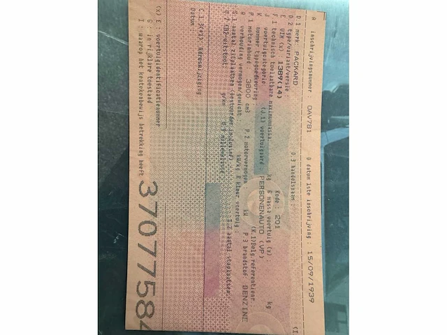 1939 packard cabrio - oldtimer - afbeelding 20 van  28