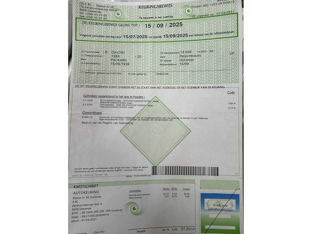 1939 packard cabrio - oldtimer - afbeelding 21 van  28