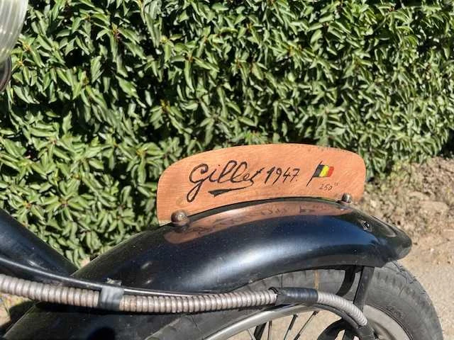1947 gillet 250 superconfort oldtimer motorfiets - afbeelding 2 van  13