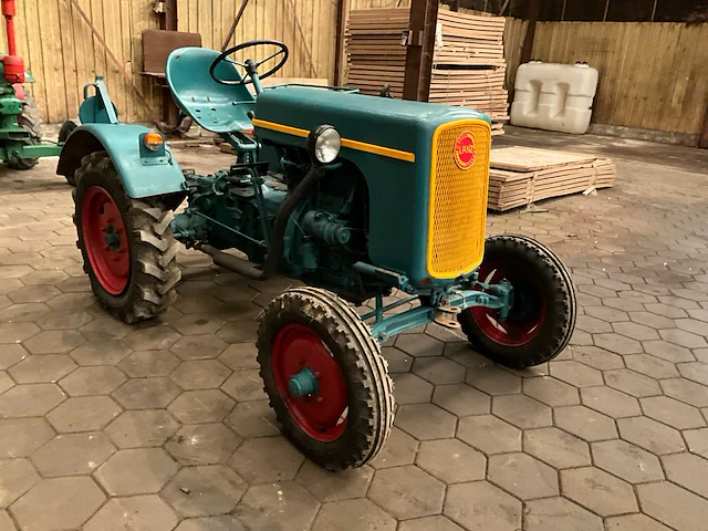 1951 lanz d14 oldtimer tractor - afbeelding 6 van  13