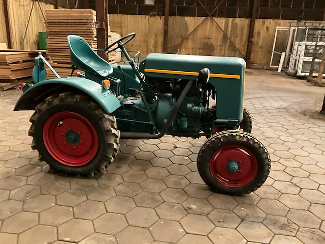 1951 lanz d14 oldtimer tractor - afbeelding 7 van  13