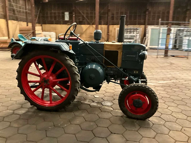 1951 lanz d5506 oldtimer tractor - afbeelding 9 van  14