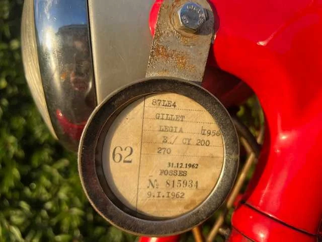 1954 gillet légia grand luxe oldtimer motorfiets - afbeelding 2 van  12