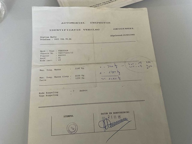 1954 massey ferguson te20 oldtimer tractor - afbeelding 19 van  26