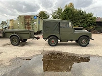 1955 land rover engeland birmingham series 1 - 86-inch met originele aanhanger - afbeelding 20 van  25