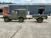 1955 land rover engeland birmingham series 1 - 86-inch met originele aanhanger - afbeelding 24 van  25