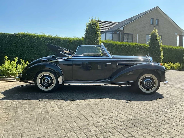1955 mercedes-benz 220a (w187) cabriolet a oldtimer - afbeelding 13 van  80