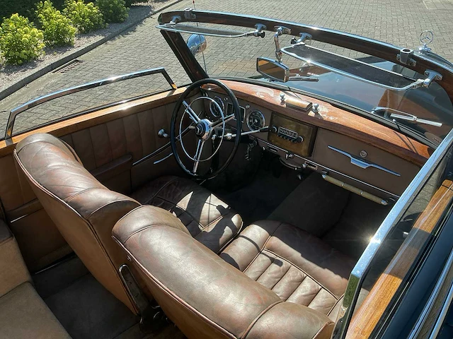 1955 mercedes-benz 220a (w187) cabriolet a oldtimer - afbeelding 27 van  80