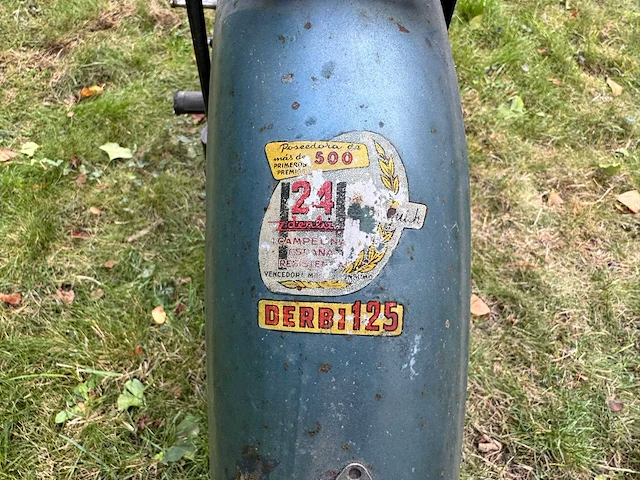 1956 derbi cabeza oldtimer motorfiets - afbeelding 21 van  21