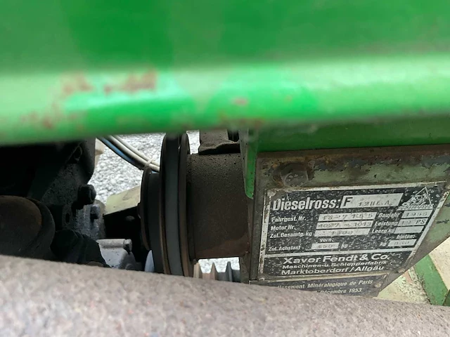 1956 fendt f12hl tweewielaangedreven landbouwtractor oldtimer - afbeelding 5 van  15