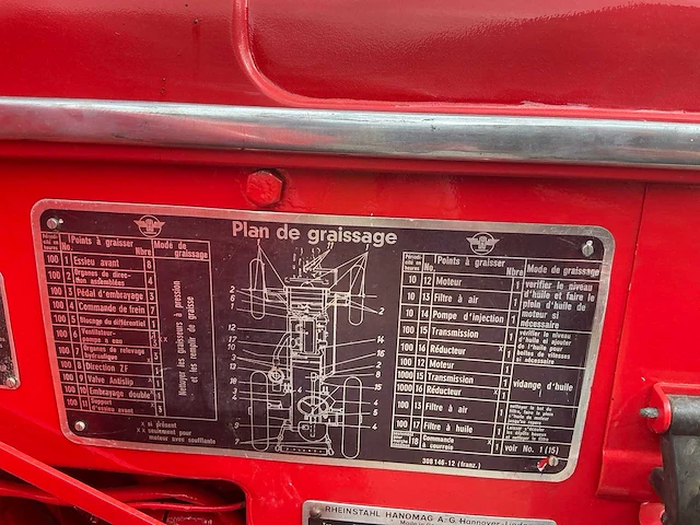 1960 hanomag r440 oldtimer tractor - afbeelding 22 van  30