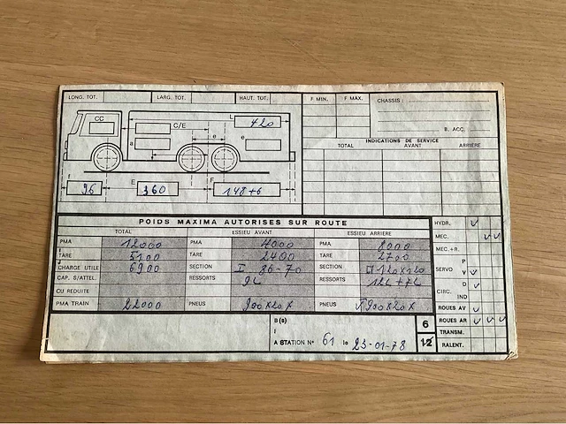 1961 daf a1600 vrachtwagen - afbeelding 28 van  28