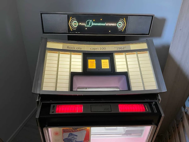 1962 rock ola capri 100 jukebox - afbeelding 8 van  11