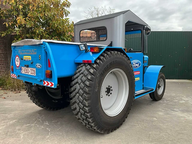 1963 fordson super dexta autotrac pick-up oldtimer tractor - afbeelding 36 van  40