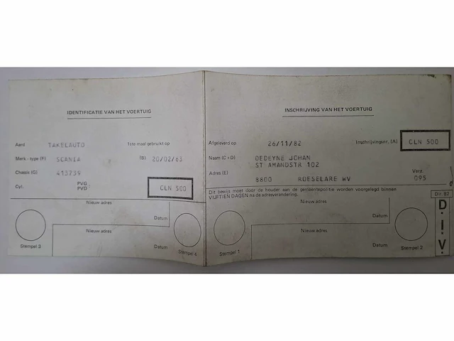 1963 scania l.75.34bdrt vrachtwagen - afbeelding 46 van  53