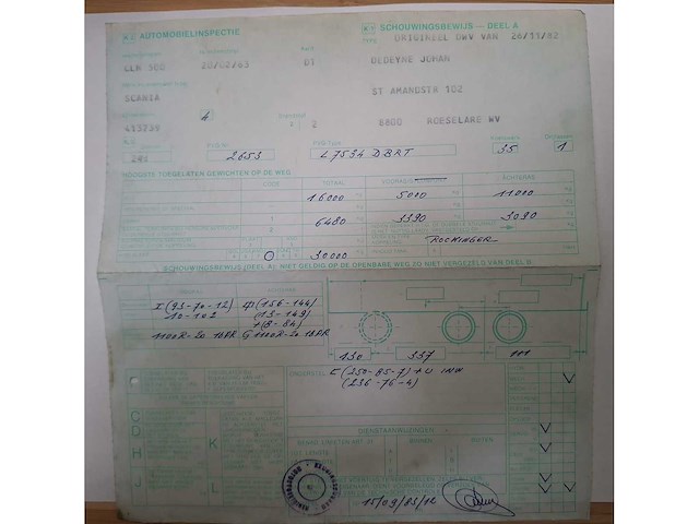 1963 scania l.75.34bdrt vrachtwagen - afbeelding 43 van  53