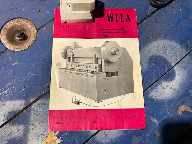 1964- wila knipmachine - guillotine knipschaar - afbeelding 4 van  13