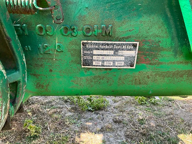 1964 deutz d55 oldtimer tractor - afbeelding 18 van  31