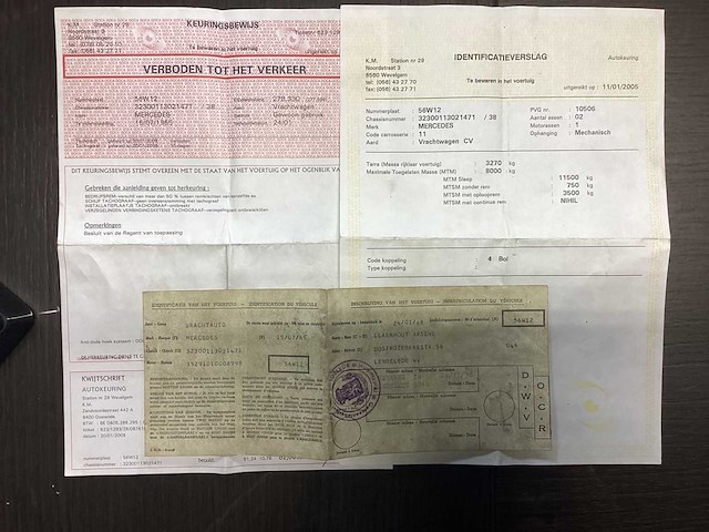 1965 mercedes-benz 710 - oldtimer vrachtwagen - afbeelding 6 van  15