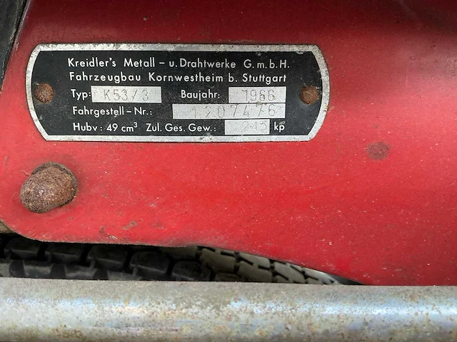 1966 kreidler florett brommer - afbeelding 7 van  21