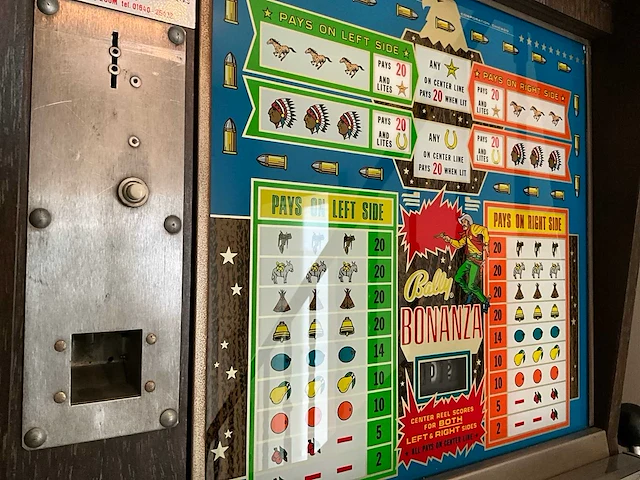 1967 bally bonanza jackpot gokautomaat - afbeelding 3 van  9