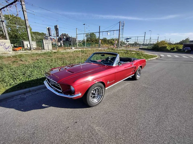 1967 ford mustang v8 cabrio - afbeelding 15 van  21