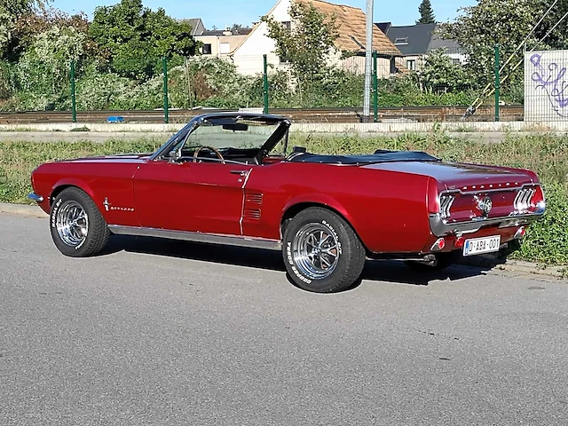 1967 ford mustang v8 cabrio - afbeelding 18 van  21