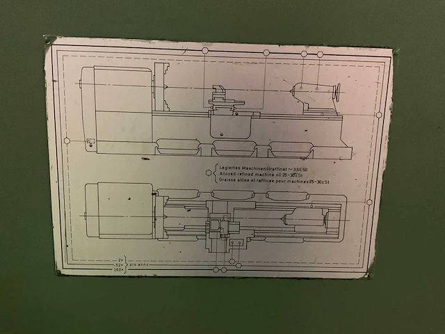 1967 vdf wohlenberg v1180 draaibank - afbeelding 13 van  23