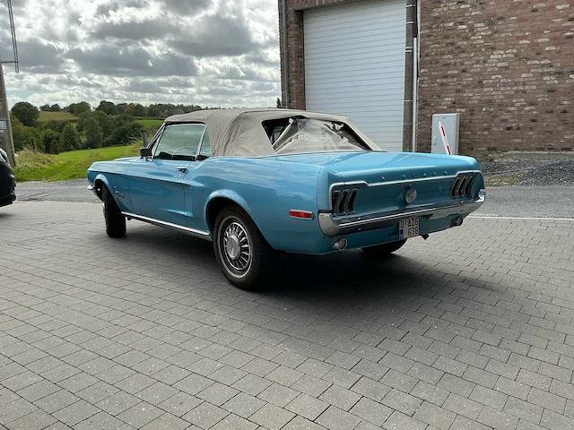 1968 ford mustang v8 4.7l cabrio oldtimer - afbeelding 3 van  76