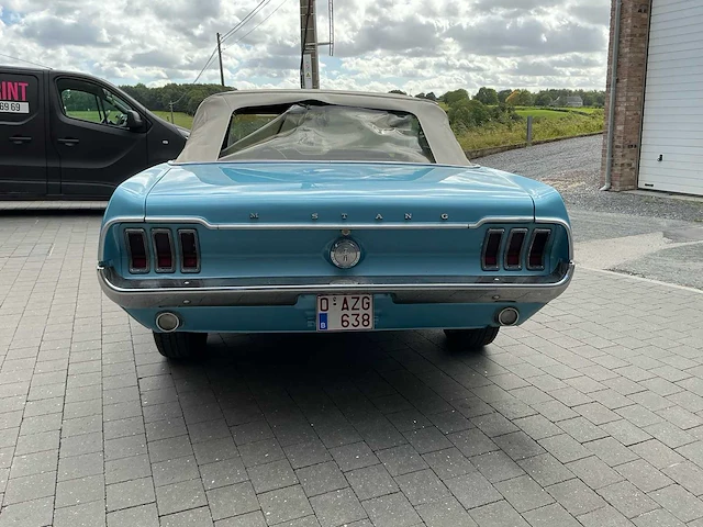 1968 ford mustang v8 4.7l cabrio oldtimer - afbeelding 4 van  76