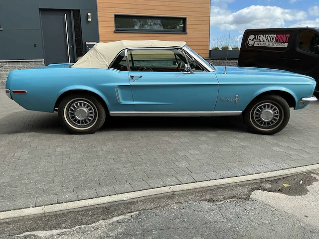 1968 ford mustang v8 4.7l cabrio oldtimer - afbeelding 6 van  76