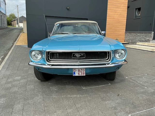 1968 ford mustang v8 4.7l cabrio oldtimer - afbeelding 8 van  76