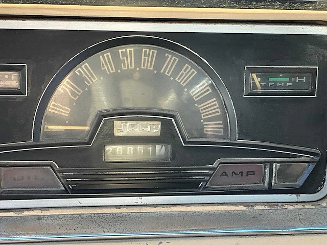 1968 jeep wagoneer oldtimer - afbeelding 21 van  84