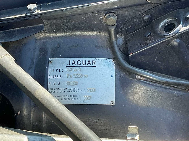 1969 jaguar xj6 4.2 oldtimer - afbeelding 40 van  75