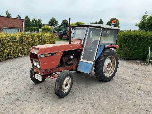 1969 renault r7055 tweewielaangedreven landbouwtractor oldtimer - afbeelding 12 van  20