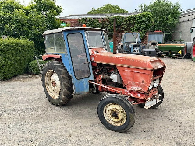 1969 renault r7055 tweewielaangedreven landbouwtractor oldtimer - afbeelding 16 van  20