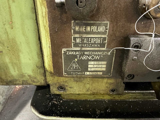 1969 tarnow tuj48p x1500 draaibank - afbeelding 8 van  9