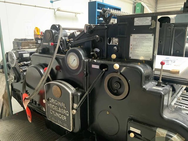 1970 heidelberg sbb cilinderdrukpers - afbeelding 8 van  10