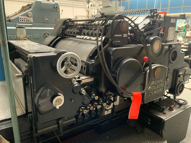 1970 heidelberg sbb cilinderdrukpers - afbeelding 9 van  10