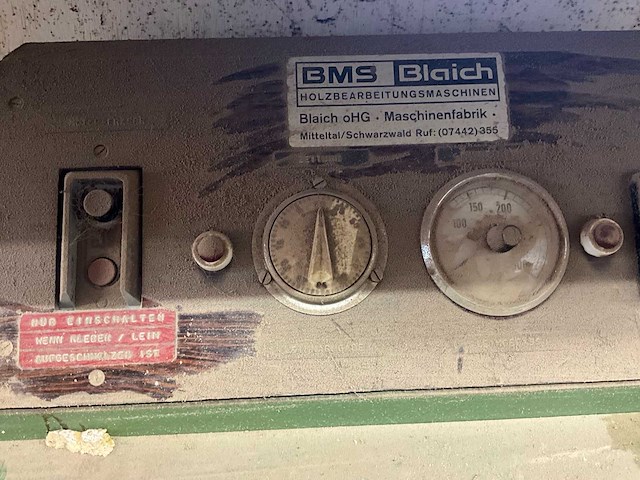 1971 bms blaich kantenfix industriële kantenlijmmachine - afbeelding 5 van  7