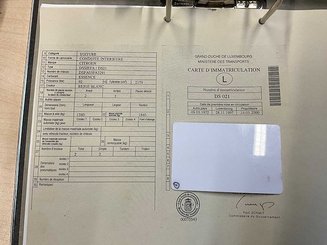 1972 citroën ds 21 i vintage auto's > 15 - afbeelding 31 van  37