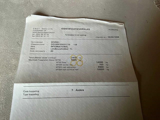 1972 international met heftruck- of palletvorkopbouw - afbeelding 21 van  29