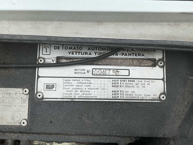 1973 detomaso pantera gts oldtimer - afbeelding 28 van  42
